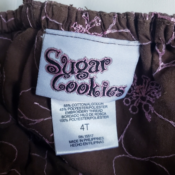 4T SUGAR COOKIE 2 Piece Pink Brown Outfit - Picture 4 of 7